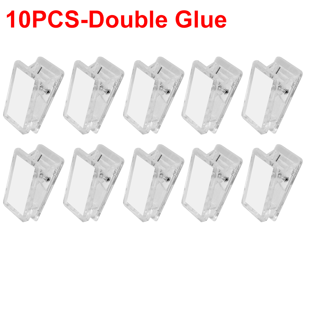 30/10/5/1PCS Selbstklebende Clips Papierklemmen Tapisserie Clips Foto Bild Poster Kunststoff Frühling Clip Schule DIY Dekoration: Rosa