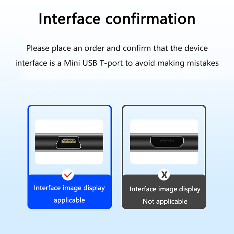 1M/2M Mini USB Cable USB To USB Fast Data Charger Cable For MP3 MP4 Player Car DVR GPS Digital Camera HDD