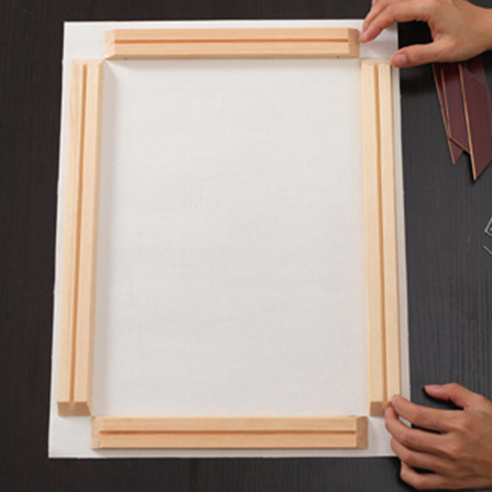 Ramka DIY 40x50cm na obrazy na płótnie Drewniana ramka na zdjęcia Rodzinne artystyczne ramki na obrazy olejne Dekoracja ścienna robić domu