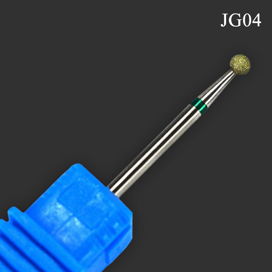1pc de Arte de uñas de fresadora cortador de uñas de broca de carburo de Burr piedra para uñas Bits herramientas de manicura pedicura BEJG01-05: JG04