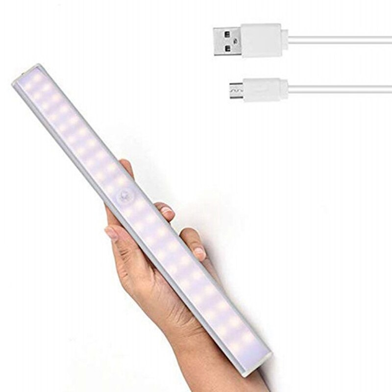 Closet Light, USB Rechargeable Motion Sensor Light, Portable Night Safety Light, for Stairs, Wardrobe