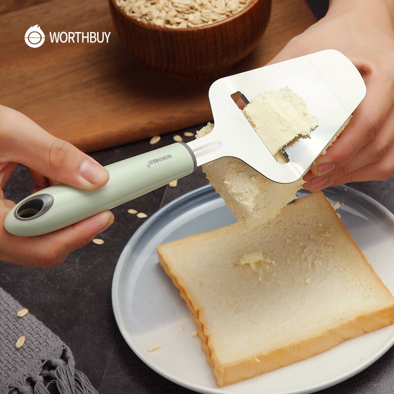Multifunctional Cheese Slicer Cake Pizza Shovel Stainless Steel Cheese Cutter Grater Kitchen Accessories Cheese Tools