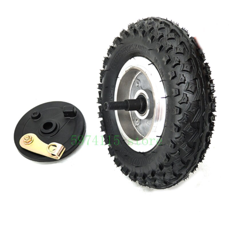 200x50 Non-pneumatic Wheel With Mechanical Brake Scooter Run Stability Control Run-flat Tire 8 Inch Solid Wheel With Drum Brake