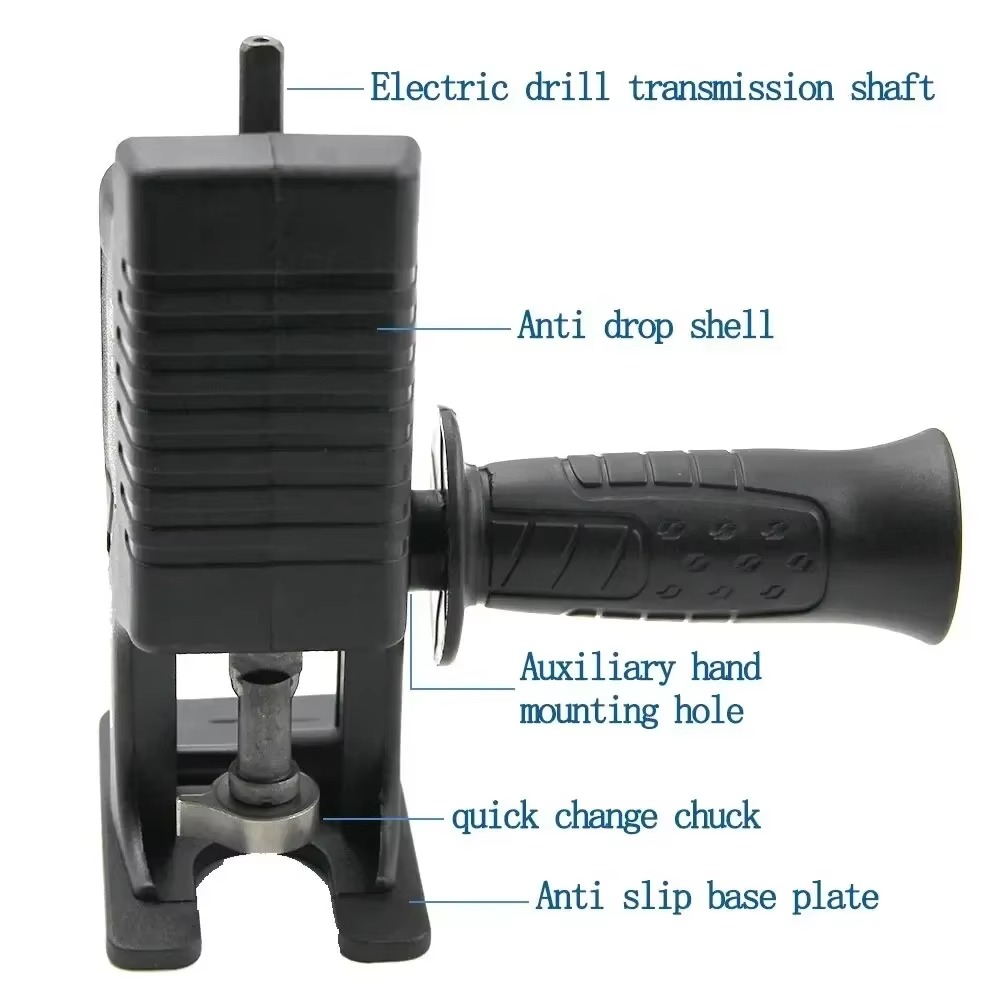Perceuse électrique portative pour scie électrique, tête de Conversion multifonctionnelle pour données portatives du charpentier