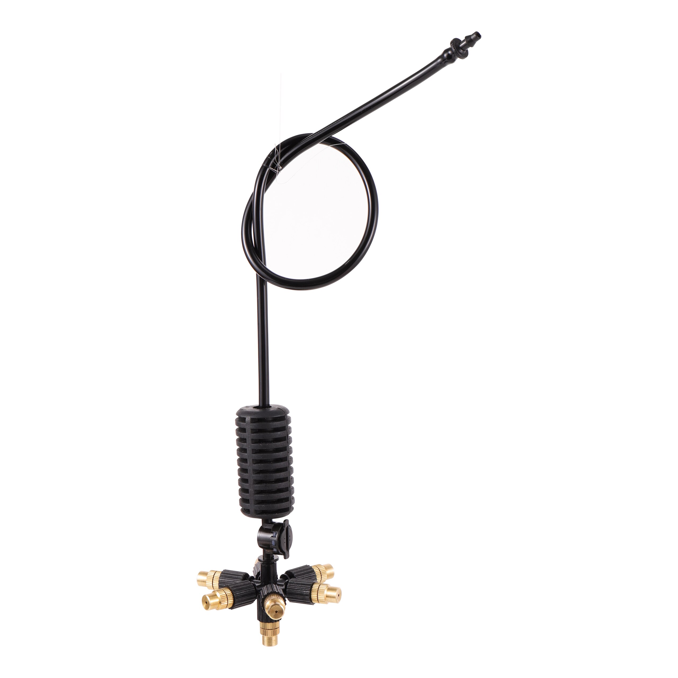 Hanging Sprinklers Kit 4/7mm Hose With Atomization Nozzle Greenhouse Atomizing Nozzle Cooling Humidify Watering Sprinkler 1 Set