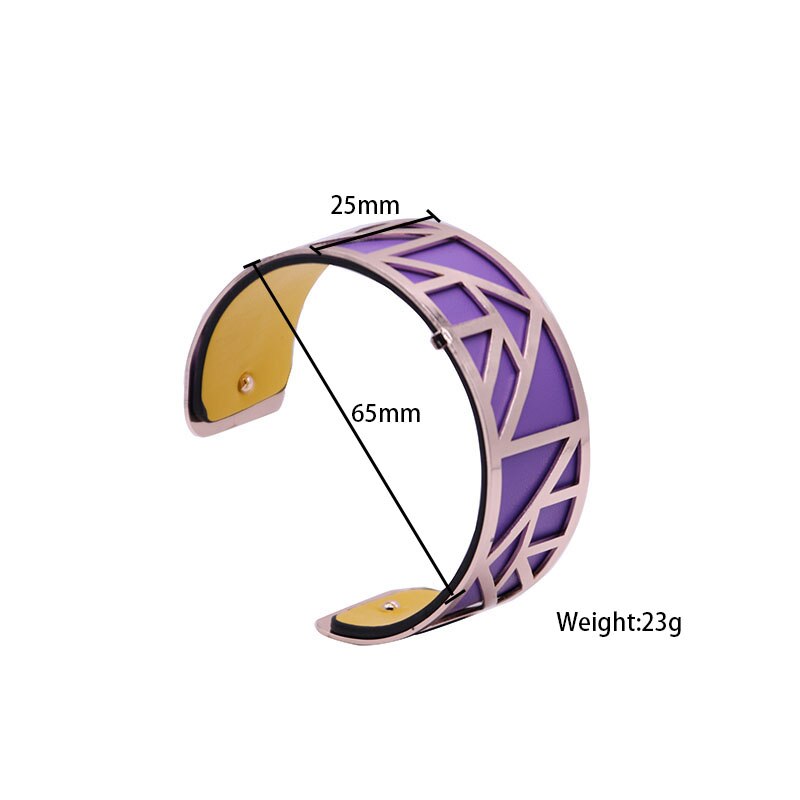 Pulsera de cuero de Argent para mujer, brazalete de Color oro rosa, pulseras intercambiables de Egipto