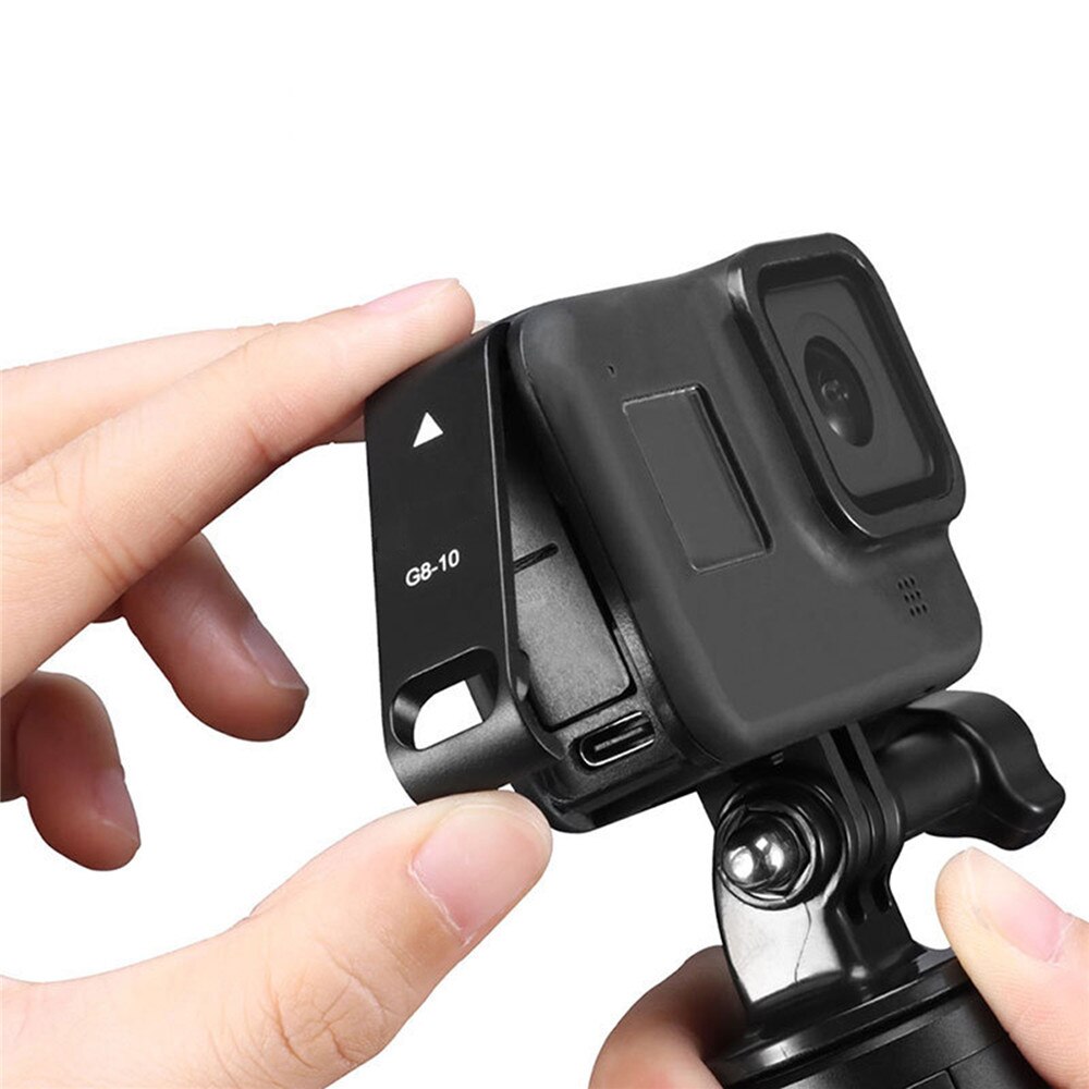 For GoPro Hero 8 Sport Camera Battery Lid Rechargeable Side Cover Plastic Battery Lid for GoPro Hero 8 Sport Camera Accessories