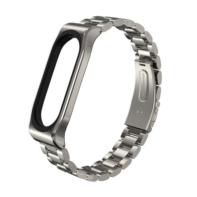 Strap For Xiaomi Mi Band 4 3 Strap Bracelet Metal Stainless Steel Global Version Compatible Wristbands: 8