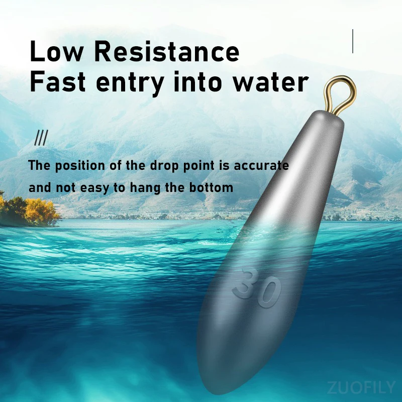 10 Uds 10g 15g 20g 30g 40g 50g plomo de pesca peso grande peso de fundición lejana plomo de pesca de mar para accesorios de aparejos