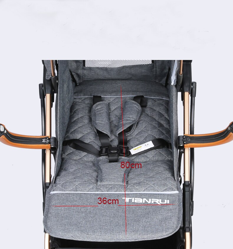 Mini poussette portable pour bébé, ultra légère, inclinable et pliable