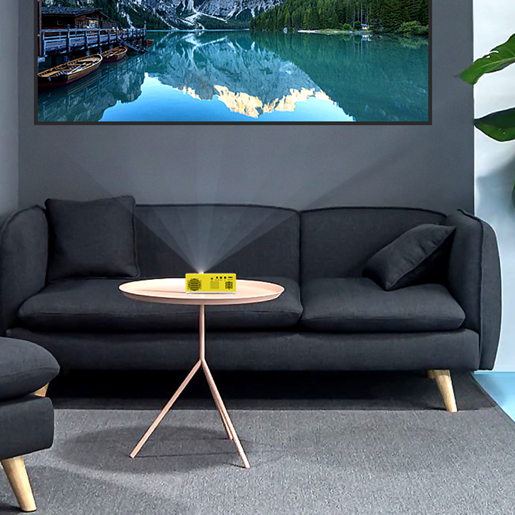 Mini LED Projector High-definition LCD Portable Mobile Phone Home Projector PUO88