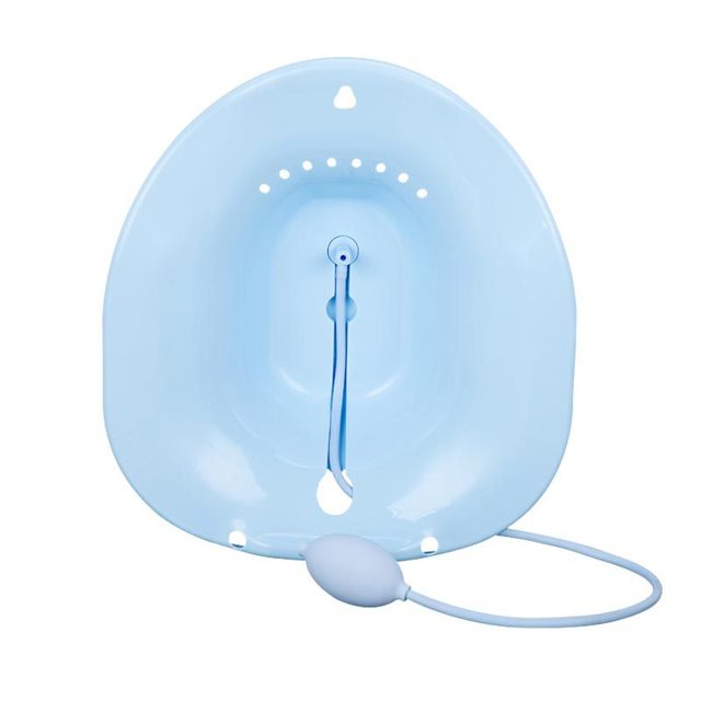 Bassin de siège de vapeur pour femmes enceintes, 1 pièce, tabouret naturel de santé, salle de bain vaginale, bassin de soins postopératoires: Bleu