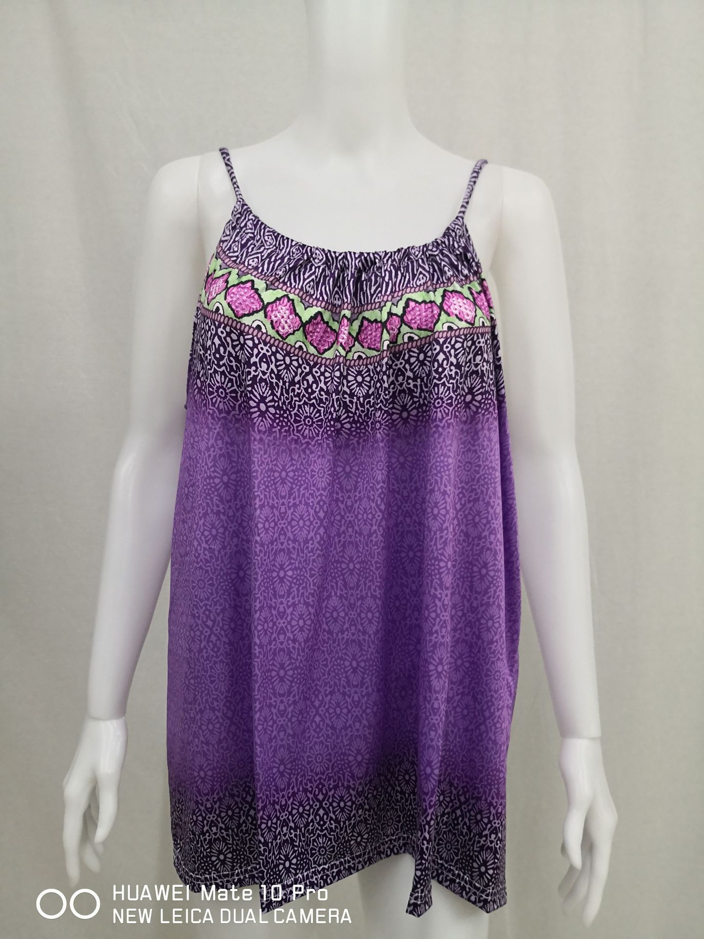 Camisetas sin mangas con tirantes para mujer, ropa Sexy informal de verano para playa, impreso bohemio, Floral, sin mangas,