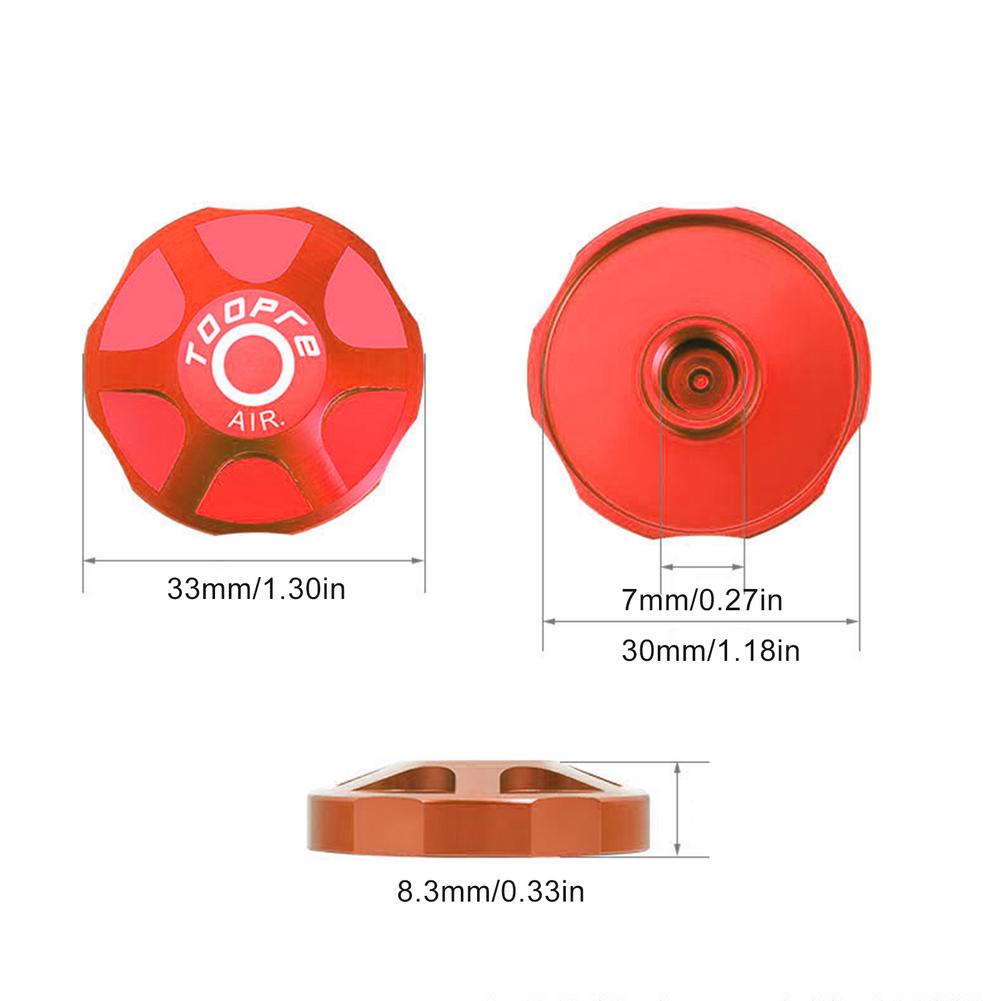 Fiets Verende Voorvork Cap Onderdelen Vork Schouder Cover Mountainbike Lucht Vork Protector Aluminium Stofkap Mtb Onderdelen: Red