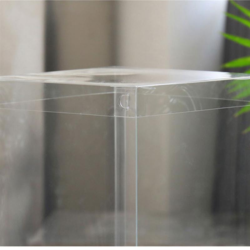 1Pc 10inch Transparent Plastic Birthday Cake Box Cake Container Box Dessert Storage Box