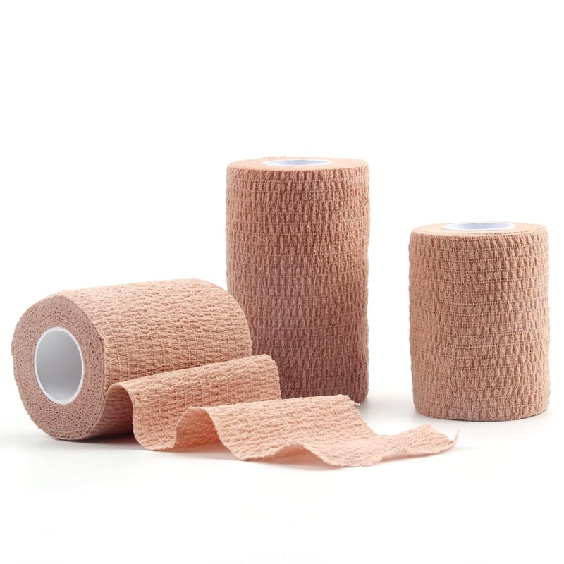 Non Woven Bandage Wrap Self Adhesive Breathable Elastic Stretch Sports Tape For Pet Dog Newest