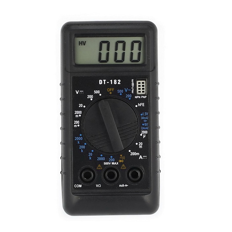 Digitale Multimeter Met Meetsnoeren Pocket Draagbare Ac/Dc Voltage Elektronische Meter Apparatuur