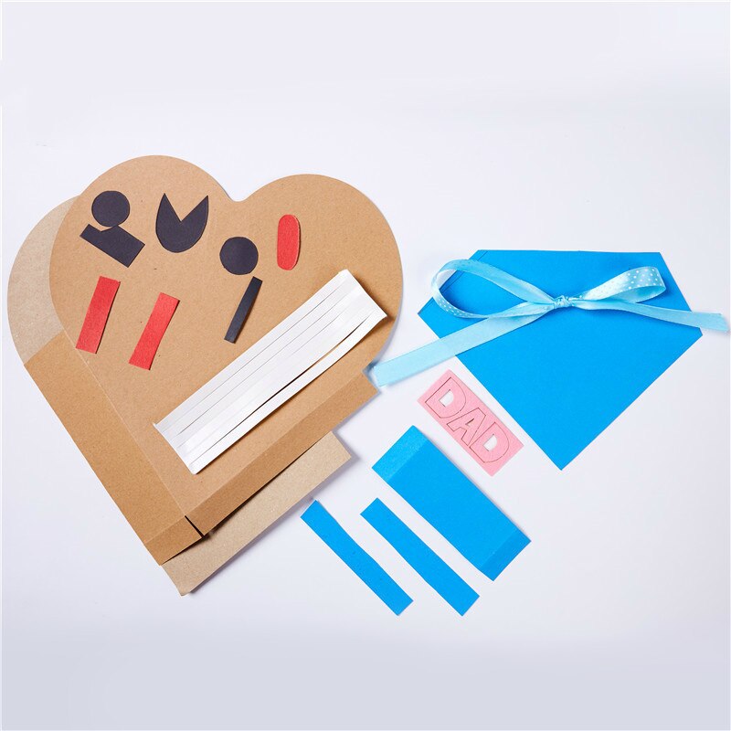 Leraar Vaders Dag Diy Materiaal Tas Liefde Toolbox Kinderen Educatief Ouder Kind Speelgoed Kleuterschool Kids Craft