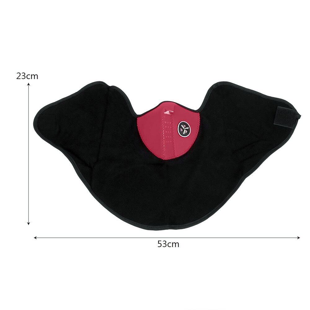 Leepee moottoripyörä puoli kasvonaamion kansi balaclava ulkourheilukaula suojaa lämpimää unisex -talven hiihtolumikaulahuivia