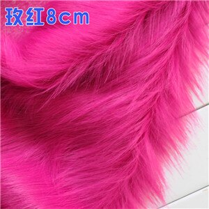 Vlakte Faux Fur 90mm zachte stapel ideaal voor Kleding, cosplay kleding gooit bont Stof 58 "Breed C5023: fushia 8cm pile