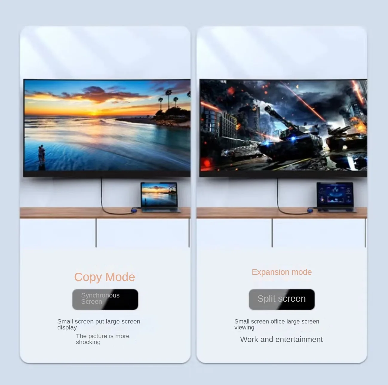 HD 1080P HDMI-compatibel naar VGA-adapter Digitaal analoog HDMI-compatibel Man-vrouw VGA-kabelconverter voor pc Laptop Tablet