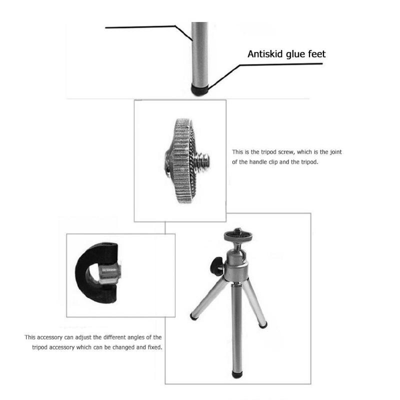 ALLOYSEED Extendable Aluminum Alloy Camera Tripod Flexible Durable Gorillapod for Logitech C920/C920 Pro/C925e/C930e IP Camera