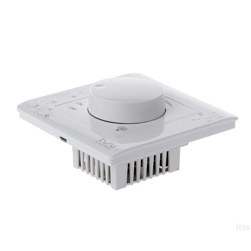 Luxury Wall Dimmer Switch Ivory White Brief Art Weave Light Switch AC 110~250V OOTDTY