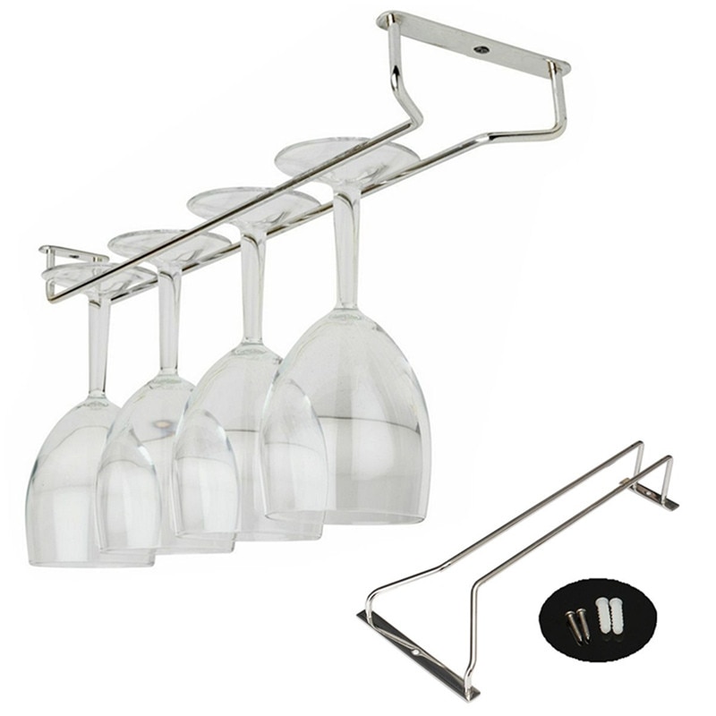 35 CM Wine Champagne Glass Cup Goblet Rack Glass Hanger Hanging Holder Hanging Storage Bar Cabinet Hanger Wine Barware