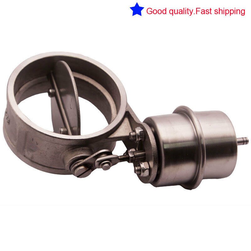 Stainless Steel Vacuum Activated Exhaust Cutout 3'' 76MM Open Style Pressure: Default Title