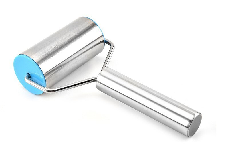 5 Style Stainless Steel Rolling Pin Cake Roller Dough Pizza Rolling Pin Baking Kitchen Cooking Gadgets Cookies Bakeware Tools: 3