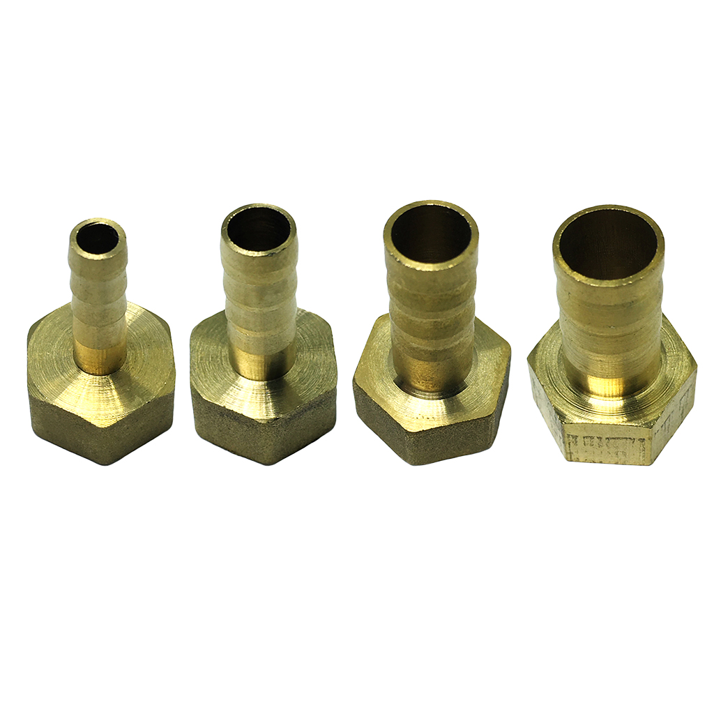 3/8" Brass Barb Hose Fitting Connector Adapter Female Pipe Thread