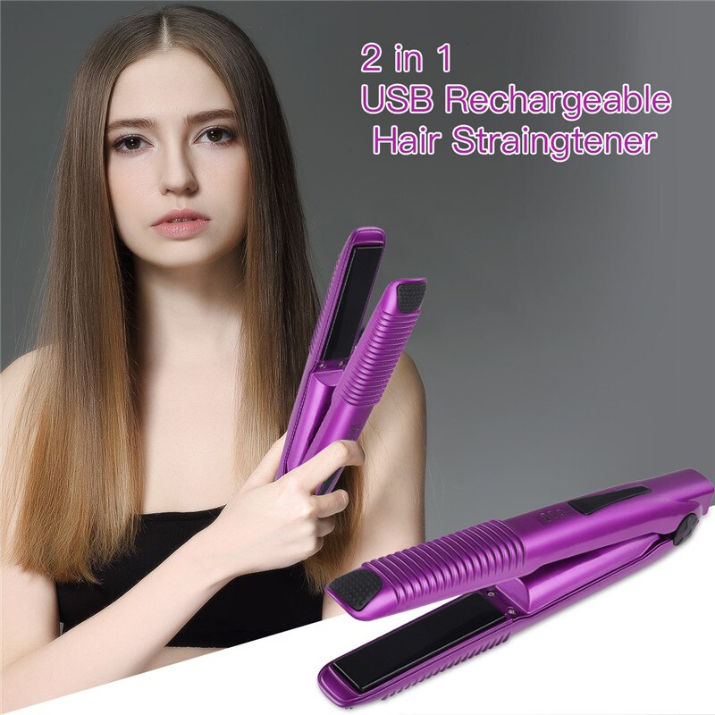 Draagbare usb-oplaadbare mini-stijltang, krultang, draadloze stijltang, haarstylingtools, chapinha-golf