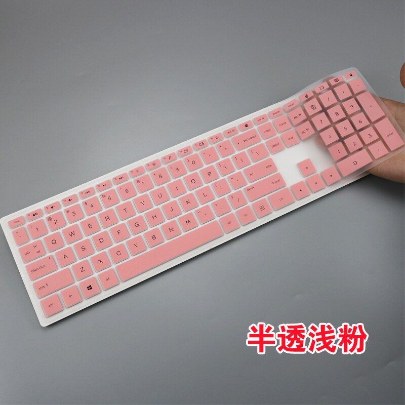 Voor Hp Pavilion All-In-One Pc 27-XA0025nf 27-XA0072a 27-XA0000nq 27 Inch Desktop Toetsenbord Cover Protector Desktop Computer film: pink