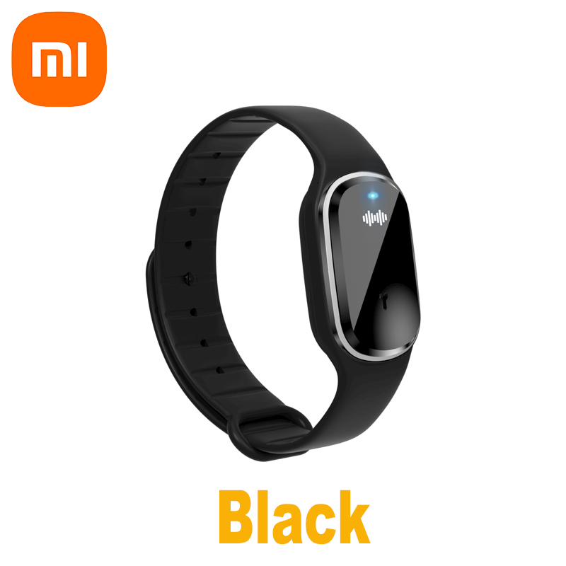 Xiaomi Ultraschall-High-Tech-Mückenvertreiber-Armband, Armband für drinnen und draußen, 3-Gang-Armband, Anti-Mücken-Biss-Armband: Licht Gelb