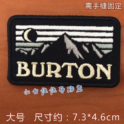 Kleding Decoratie Stok Doek Stok Bloem Borduurwerk Badge Snowboarden Sport Prachtige Hand Naaien