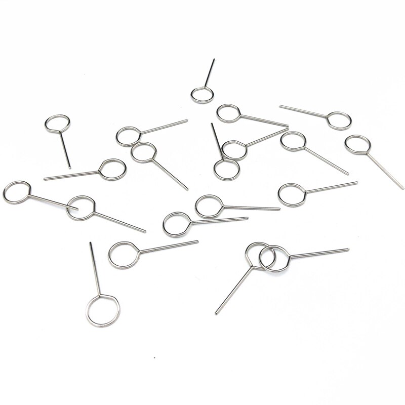 500pcs/lot Sim Card Tray Pin Eject Removal Tool Needle Opener Ejector For Mobile phone