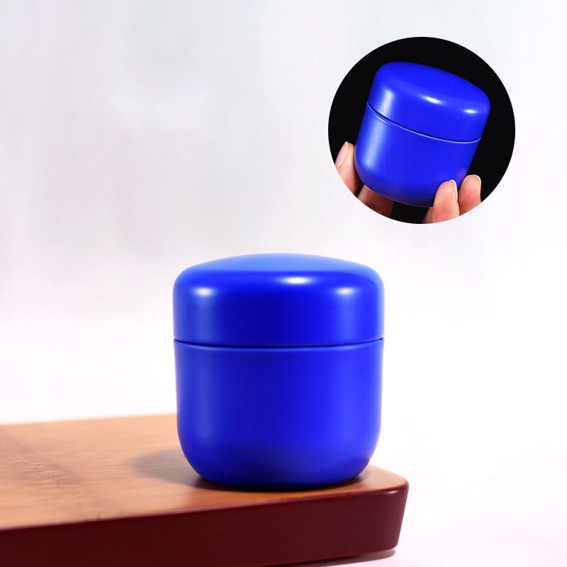 15g Mini Tinplate Tea Storage Tea Tins Round Sealed Tea Spice Container Portable Small Tin Can for Business Trip: Style 10