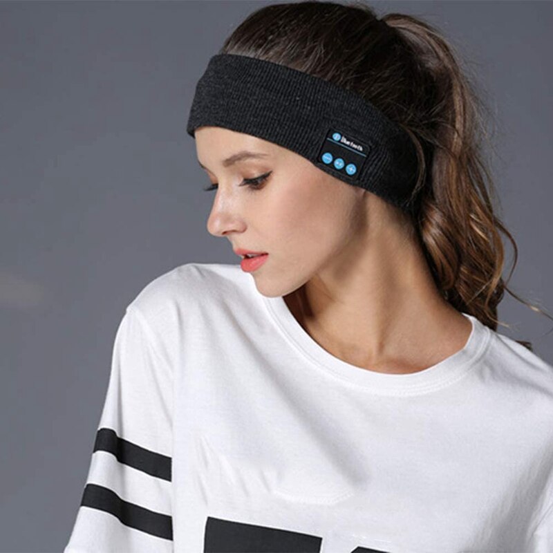 Bluetooth Sport Hoofddoek, Draadloze Bluetooth Hoofdtelefoon Hoofdband Met Zachte Warme Running Sport Hoofdband