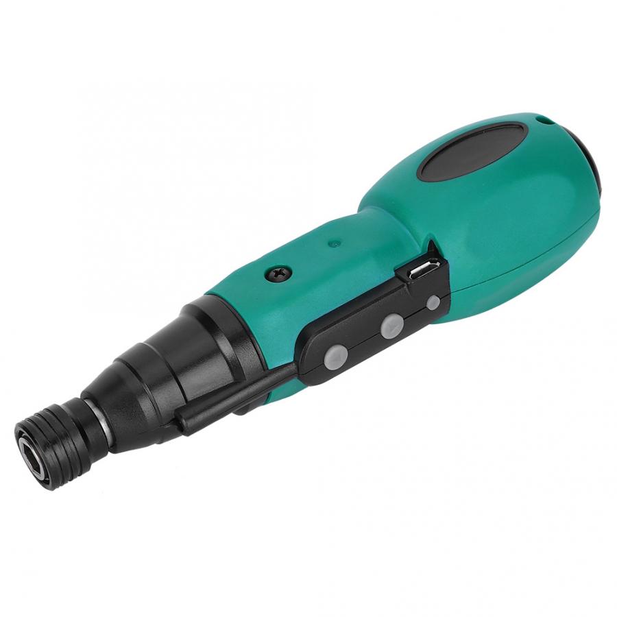 Cordless Screwdriver USB Handheld Magnetic Electric Screwdriver Drill Kit DIY Power Tool for Furniture Assembly Battery Drill