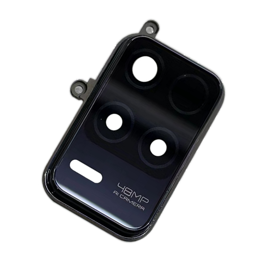 Achter Terug Camera Glazen Lens Voor Realme 8 5G Narzo 30 V13 Q3i 5G Camera Glass Cover Met frame Houder Vervangende Onderdelen + Adhesive
