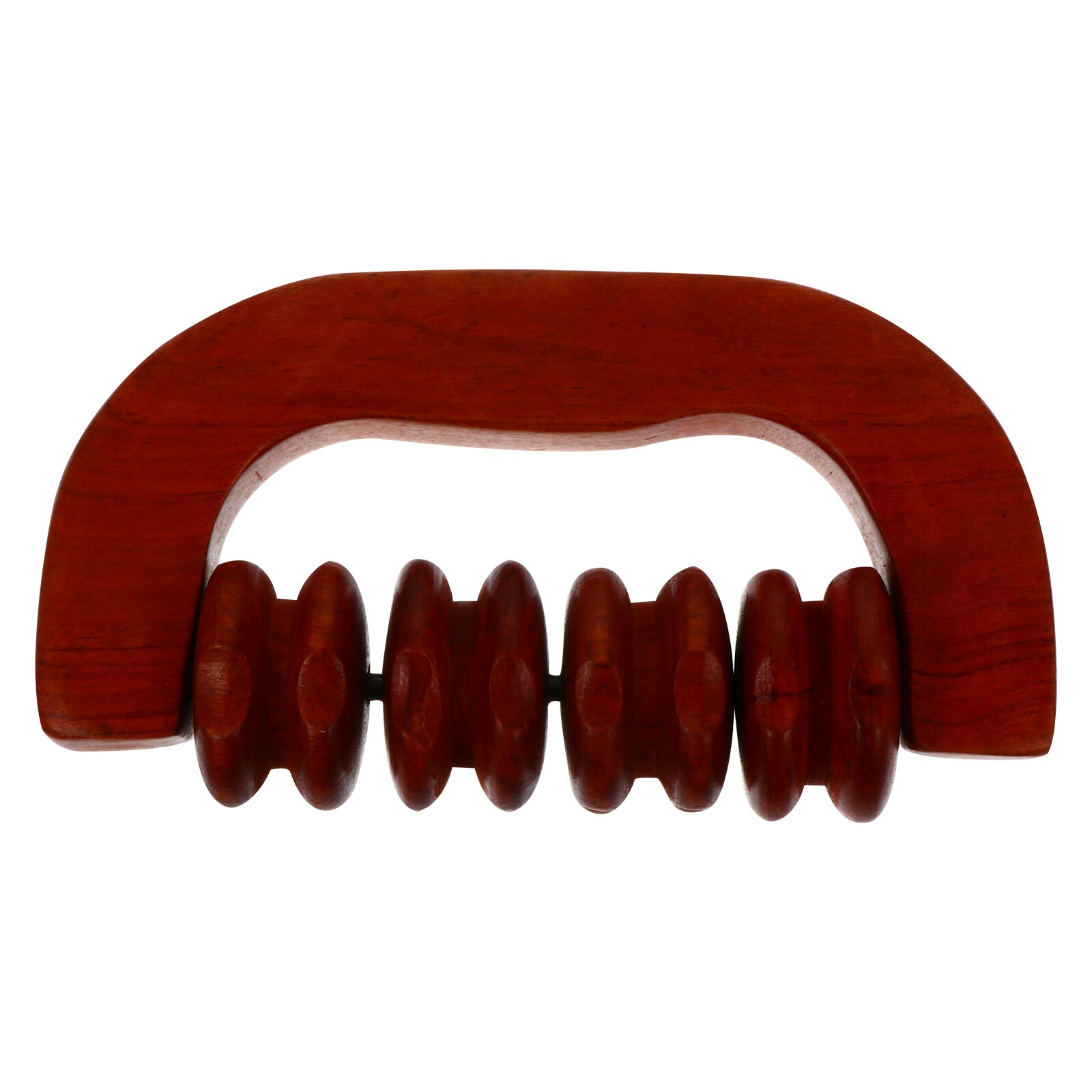 1 Pc Hand-held Muscle Massager Fitness Roller Muscle Roller (Wood Color): Default Title