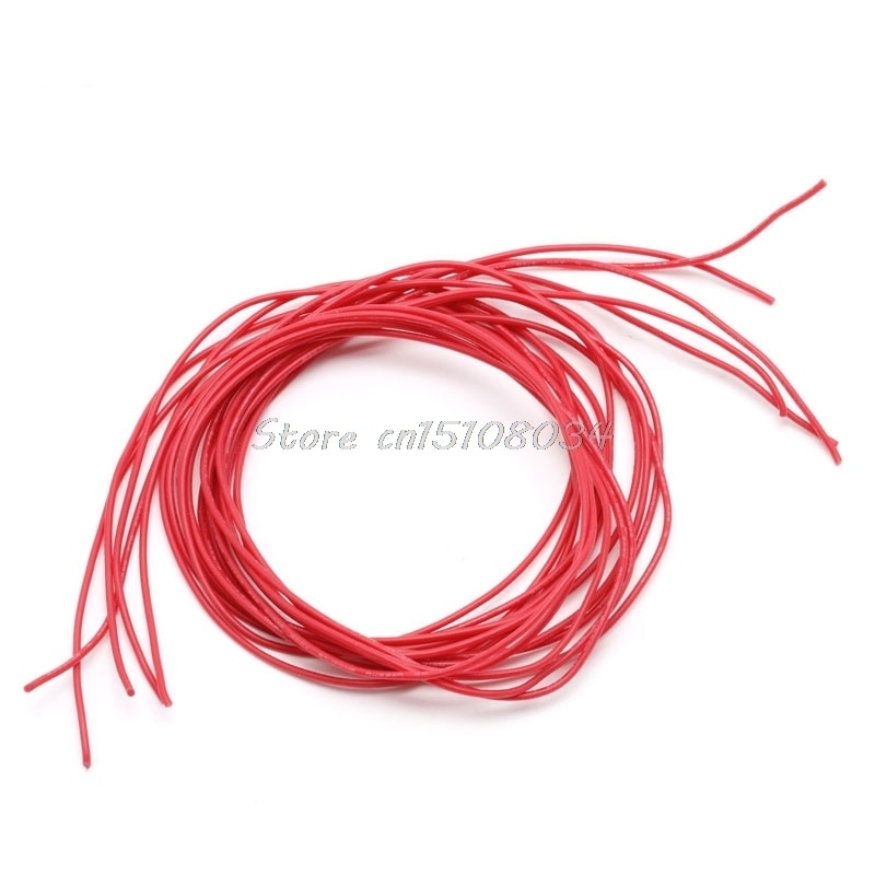 Fil De Silicone 18 AWG - 6m Noir + 6m Rouge - Haute Température 200°C - Pour Drone, Voiture RC