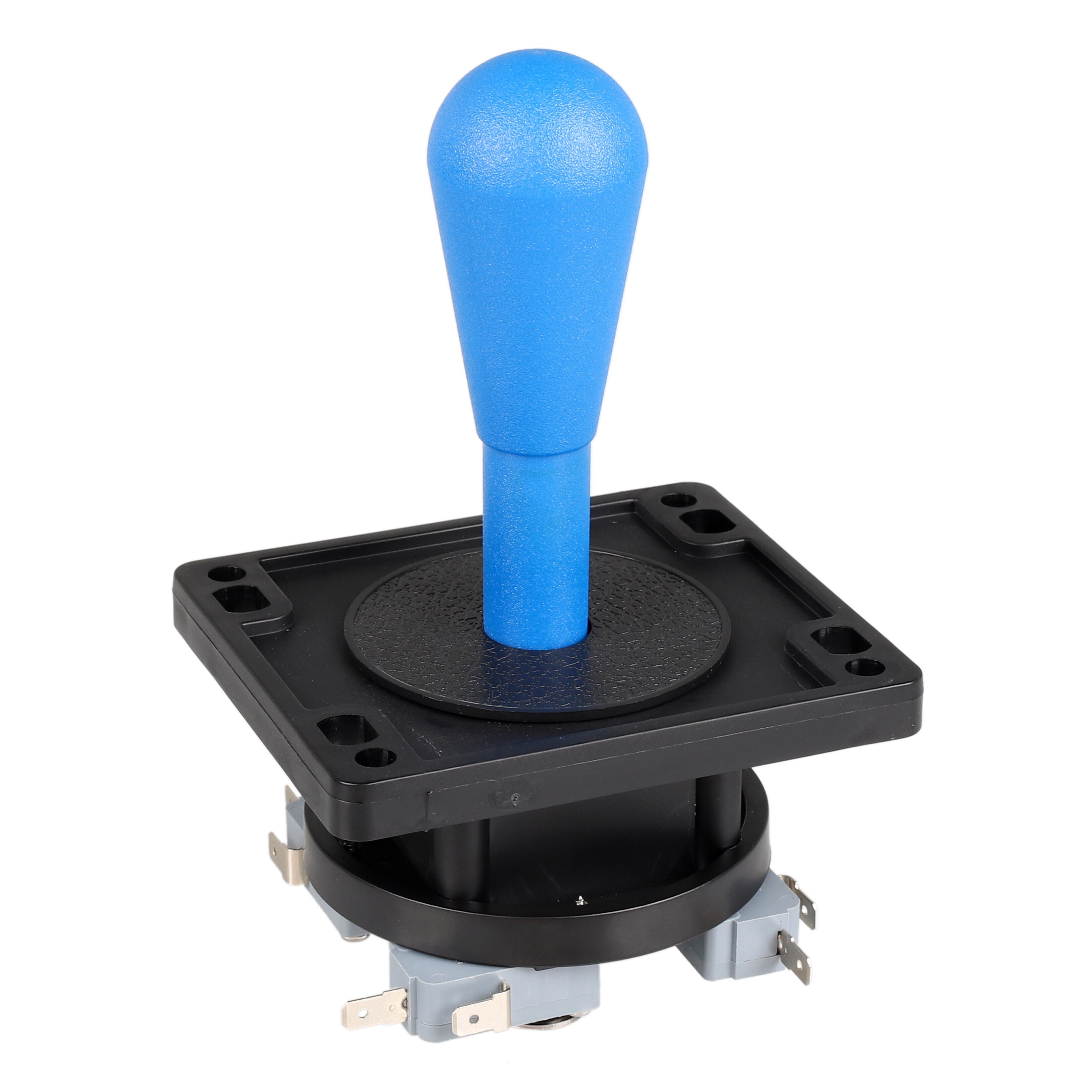 EG STARTS Joystick de compétition d&#39;arcade de Style américain, 2 broches, poignée elliptique commutable de 8 façons, précision 8 voies 187&quot;: Bleu