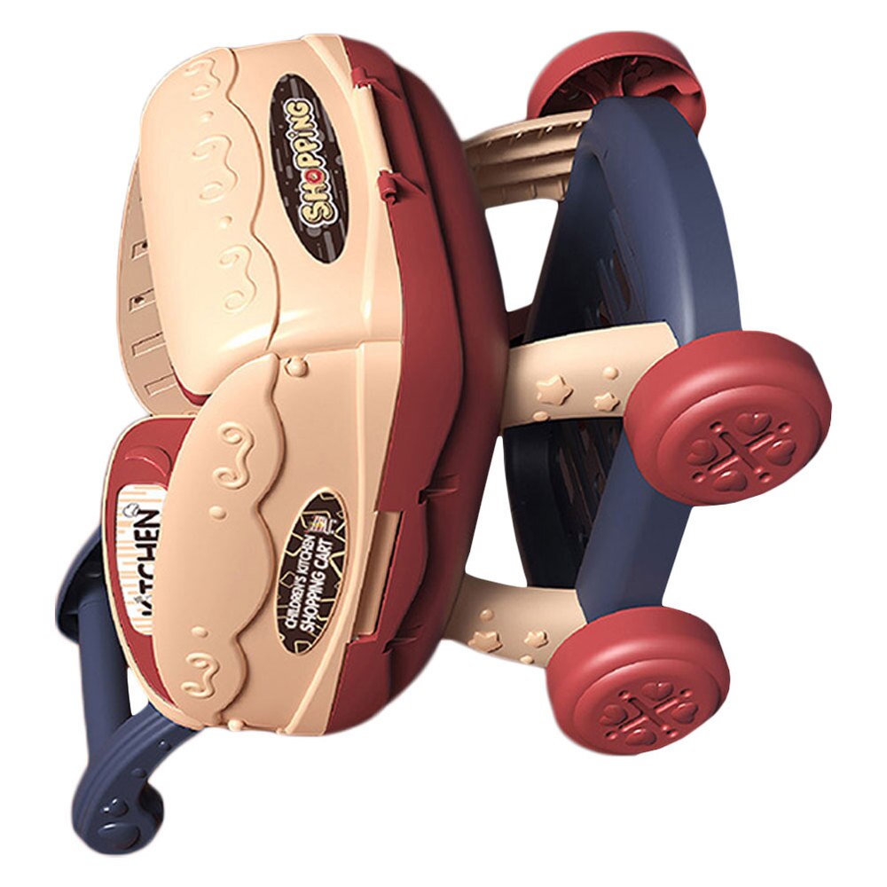 1Pcs Barbecue Kleurrijke Keuken Kind Speelgoed Winkelwagen Speelgoed Educatief Speelgoed Voor Jongen: Default Title