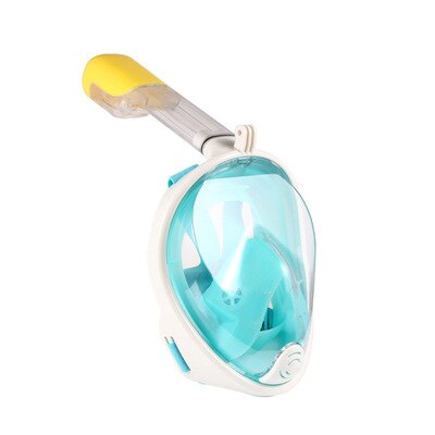 Full Face Snorkel Mask - Anti-Fog - Underwater Spearfishing Dive Mask for Men & Women: Green / L/XL