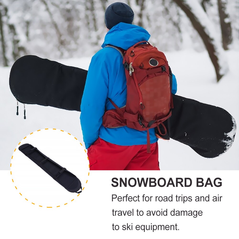 1Pc Snowboard Tas Duurzaam Wearable Premium Snowboard Cover Snowboard Bescherming Cover Ski Gear Bag Snowboard Supply Ski Tas Voor