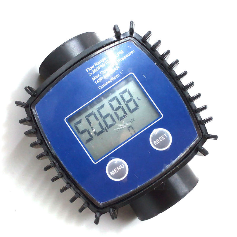 K24 turbo digital flödesmätare flödesmätare diesel bränsle vatten plomeria flödesindikator skyddbar turbin flödesmätare caudalimetro sensor
