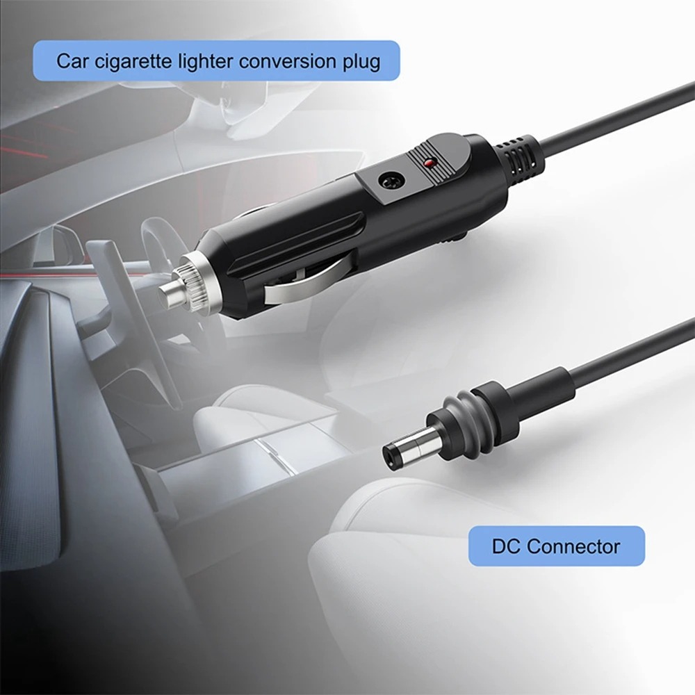 12v-24v adapter billaderkabel 3/5m dc-strøm dc-bilstrømkabel slitesterk vanntett bilstrømledning for starlink