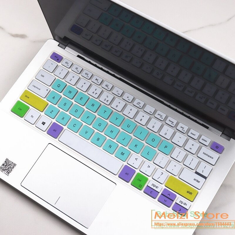 laptop keyboard cover skin for Dell Inspiron 14 5409 5405 5401 5402 5408 5498 5490 5406 5493 5400 nspiron 13 5391 5390 7306 7391: candymint
