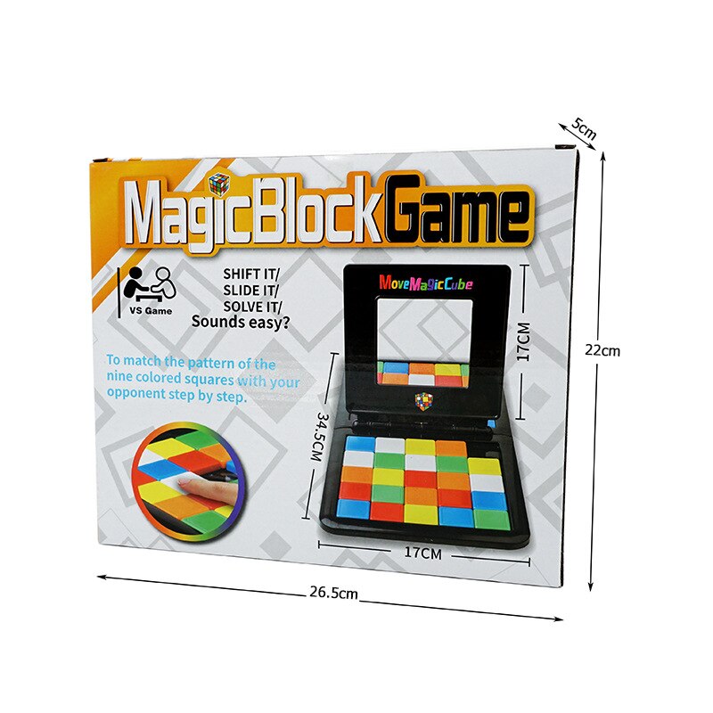 Puzzle Würfel 3D Puzzle Rennen Würfel Gremium Spiel freundlicher Erwachsene Bildung Spielzeug Eltern-Art-Doppel Geschwindigkeit Spiel Magische Würfel